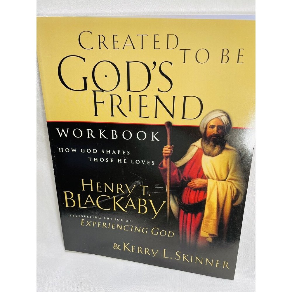 Created to Be God's Friend Wool Book by Blackaby God Shapes Those He Loves Book